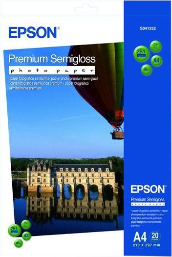 Aanbieding Epson Premium Semigloss Fotopapier 20 vel (A4) - ean 0010343829978