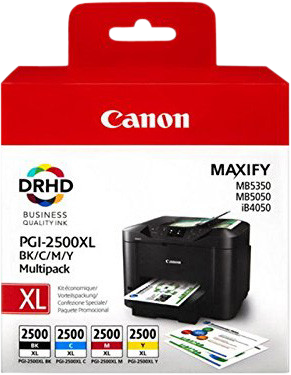 Aanbieding Canon PGI-2500XL Cartridges Combo Pack - ean 8714574623191 - PConlinekopen.nl