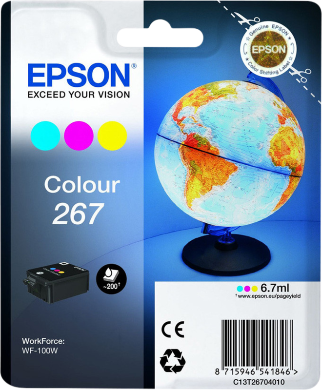 Aanbieding Epson 267 Cartridge Kleur - ean 8715946541846 - PConlinekopen.nl