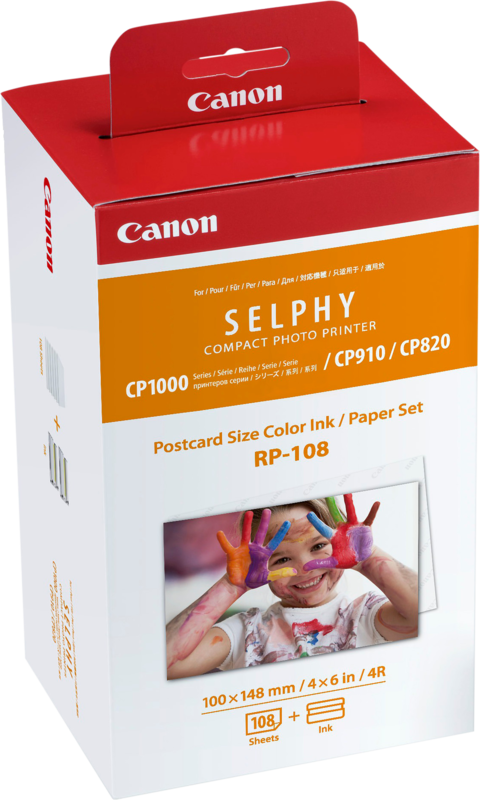 Aanbieding Canon RP-108 Ink Cassette/Paper Set 108 vel - ean 4960999980034 - PConlinekopen.nl