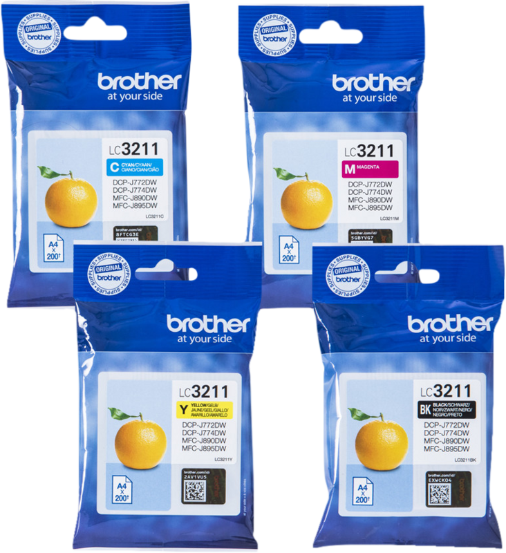 Aanbieding Brother LC-3211 Cartridges Combo Pack - ean 4977766780148