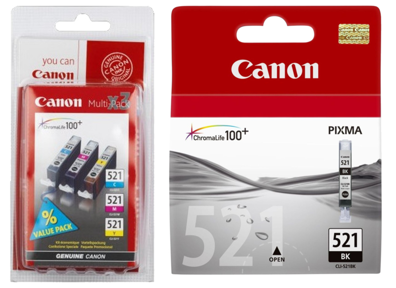 Aanbieding Canon CLI-521 Cartridges Combo Pack - ean 9506114211321 - PConlinekopen.nl