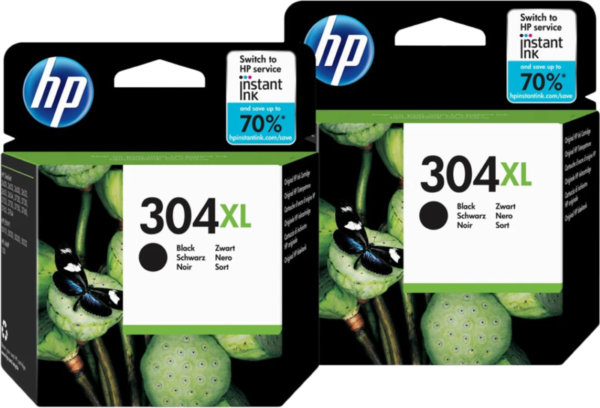 Aanbieding HP 304XL Cartridges Zwart Duo Pack - ean 7423404538505 - PConlinekopen.nl