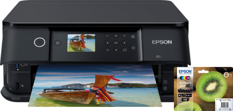 Aanbieding Epson Expression Premium XP-6100 + 1 set extra inkt - ean 6095604378321 - PConlinekopen.nl
