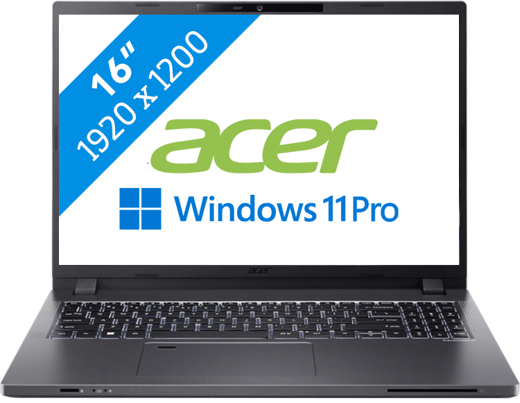 Aanbieding Acer TravelMate P2 16 (TMP216-51-55T6) - ean 4711121291920 - PConlinekopen.nl